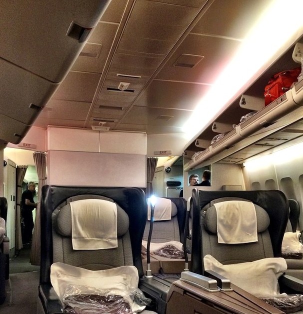 Final First Class service on the QANTAS 747s